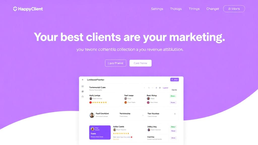 Happy Client template preview